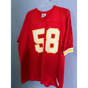 Derrick Thomas #58 Kansas City Chiefs Jersey 2XL Logo Athletic NFL Vintage